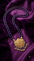 Purple Beaded Designer Necklace product image